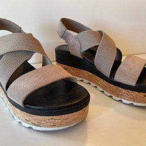 Sorel Cameron™ Flatform Slingback Wedge Sandal size 6